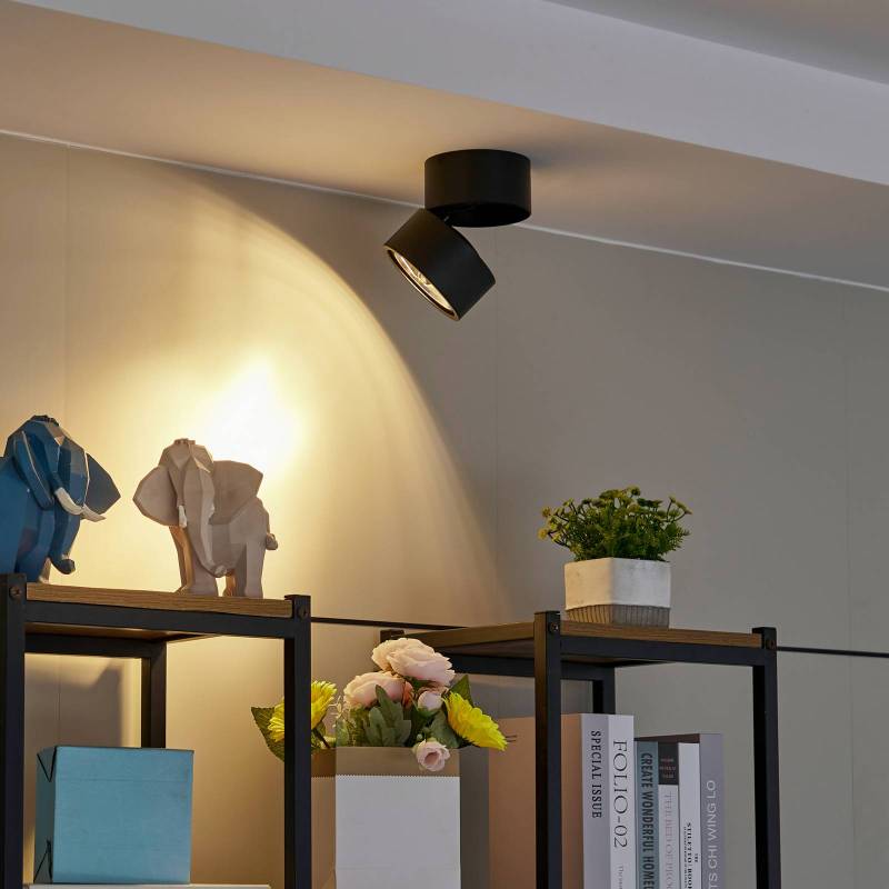 Lindby Deckenstrahler Thorid, 19 cm, 2er-Set, schwarz, G9 von LINDBY
