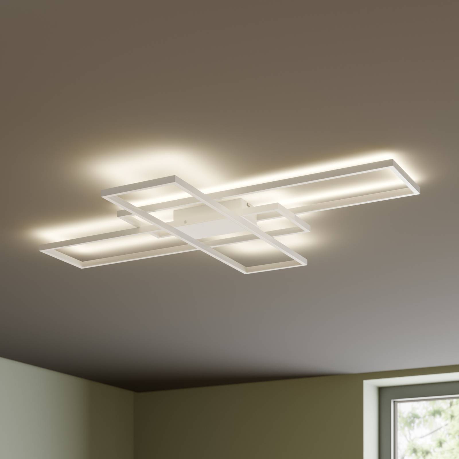Lindby Tomke LED-Deckenleuchte in Weiß, dimmbar Lindby Tomke LED-Deckenleuchte in Weiß, dimmbar von LINDBY