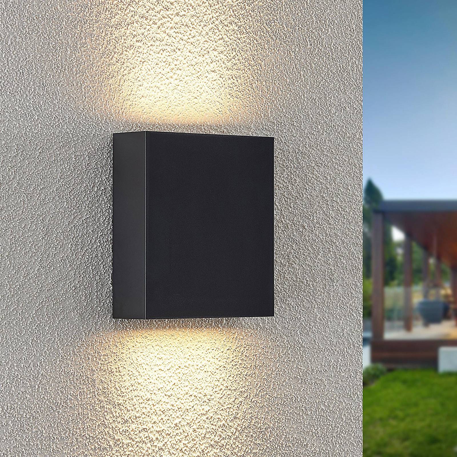 Lindby LED-Außenwandleuchte Ugar, 13cm, anthrazit, up/down Lindby LED-Außenwandleuchte Ugar, 13cm, anthrazit, up/down von LINDBY