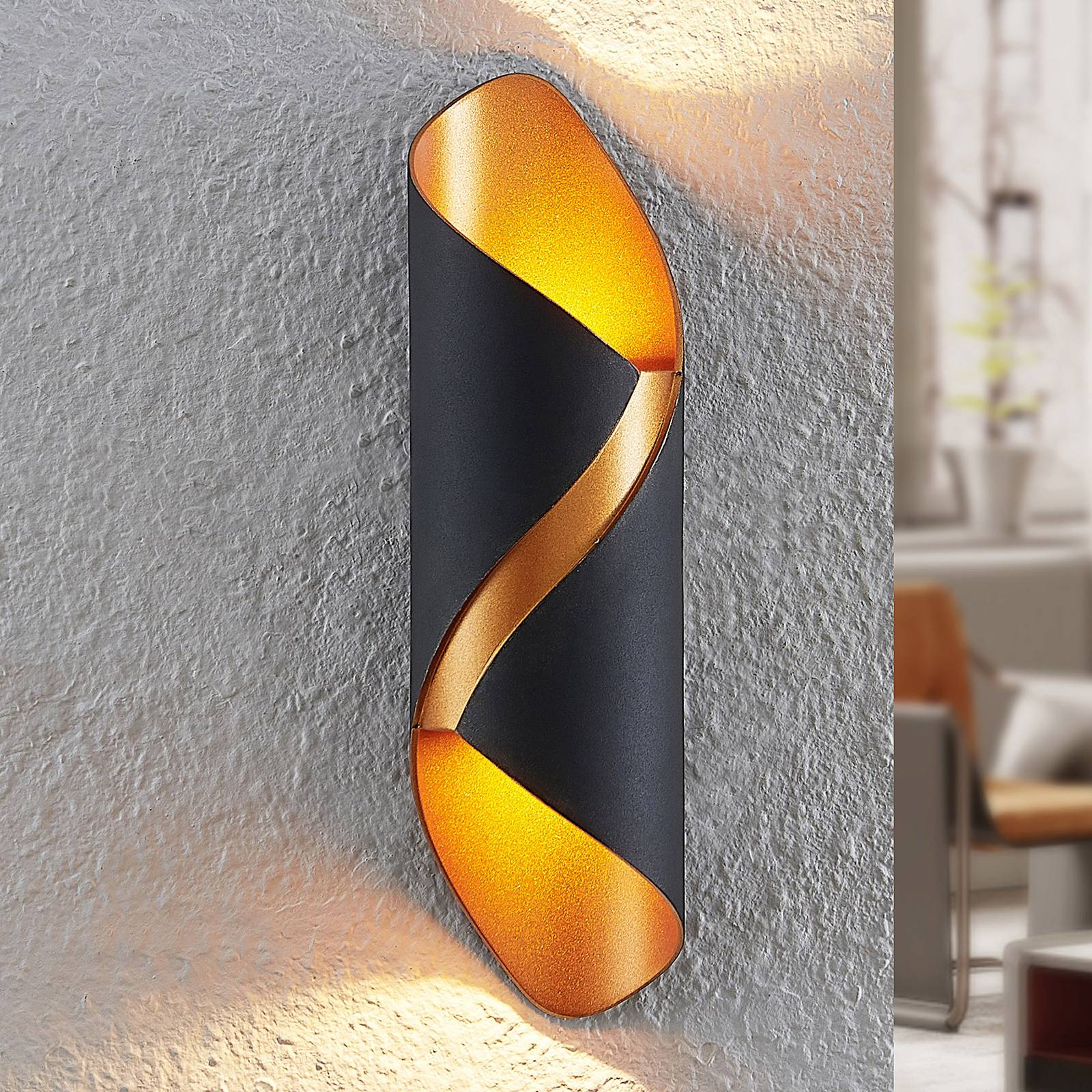 Lindby Ulini LED-Wandleuchte, up und down Lindby Ulini LED-Wandleuchte, up und down von LINDBY
