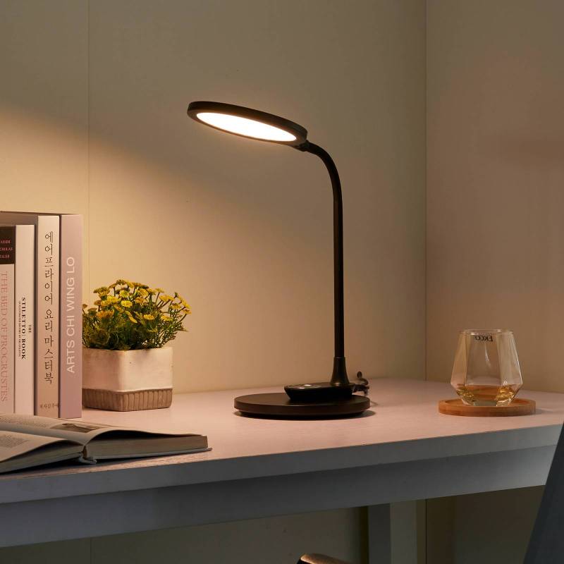 Lindby LED-Tischleuchte Valtaria, schwarz, CCT, dimmbar von LINDBY