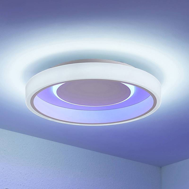 Lindby Wikani LED-Deckenleuchte, RGB, CCT, dimmbar von LINDBY