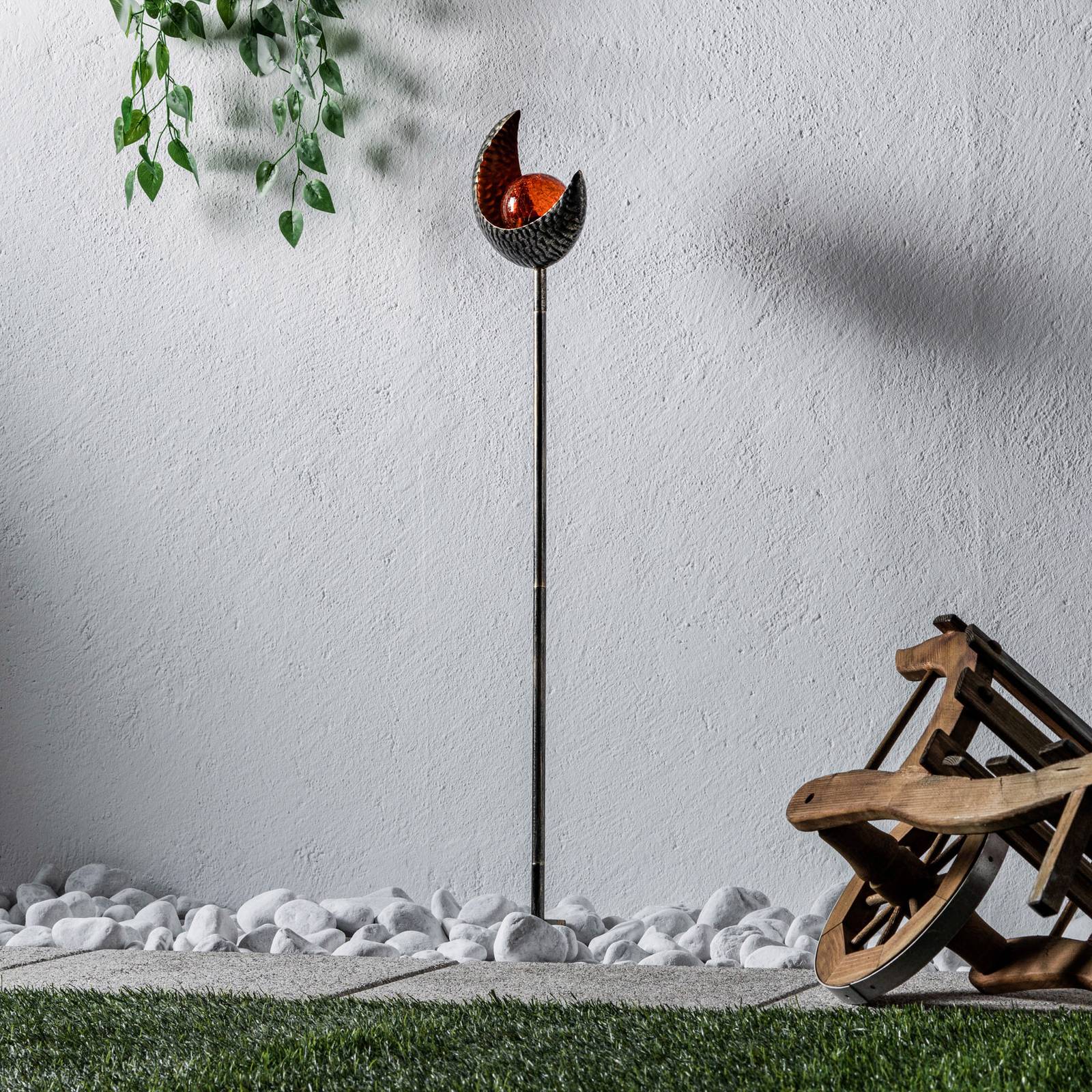 Lindby Yonca LED-Solar-Dekoleuchte 108,5 cm kupfer Lindby Yonca LED-Solar-Dekoleuchte 108,5 cm kupfer von LINDBY