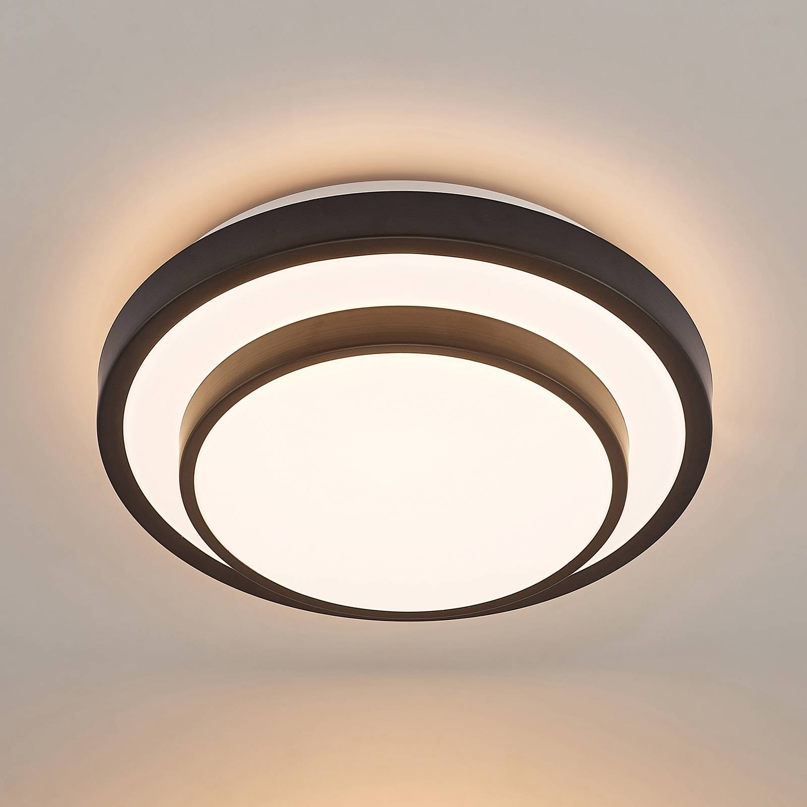 Lindby Youri LED-Deckenleuchte, rund, 29,5 cm von LINDBY