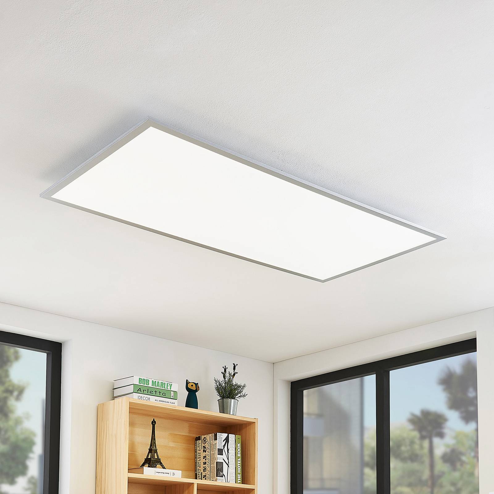 Lindby LED-Deckenleuchte Zento, 4.000 K, 120 cm, silber Lindby LED-Deckenleuchte Zento, 4.000 K, 120 cm, silber von LINDBY
