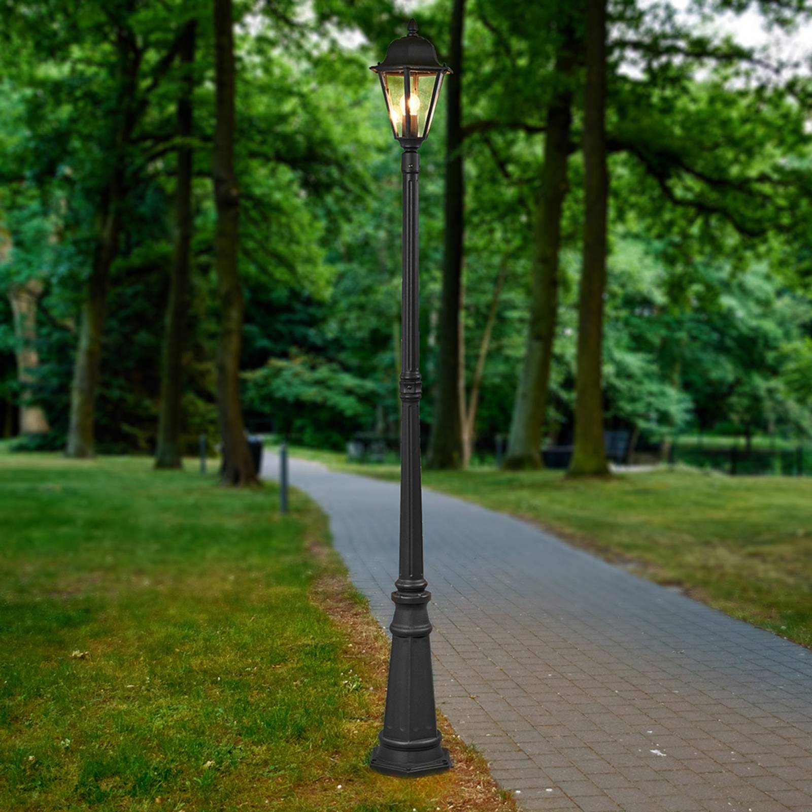 Lindby Außenleuchte Edana, 211 cm, anthrazit, E27, IP44 Lindby Außenleuchte Edana, 211 cm, anthrazit, E27, IP44 von LINDBY