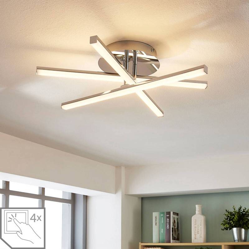 Vierstufig dimmbare LED-Deckenlampe Korona von LINDBY