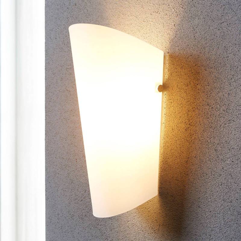 Wandleuchte Aurora mit Glasschirm von LINDBY