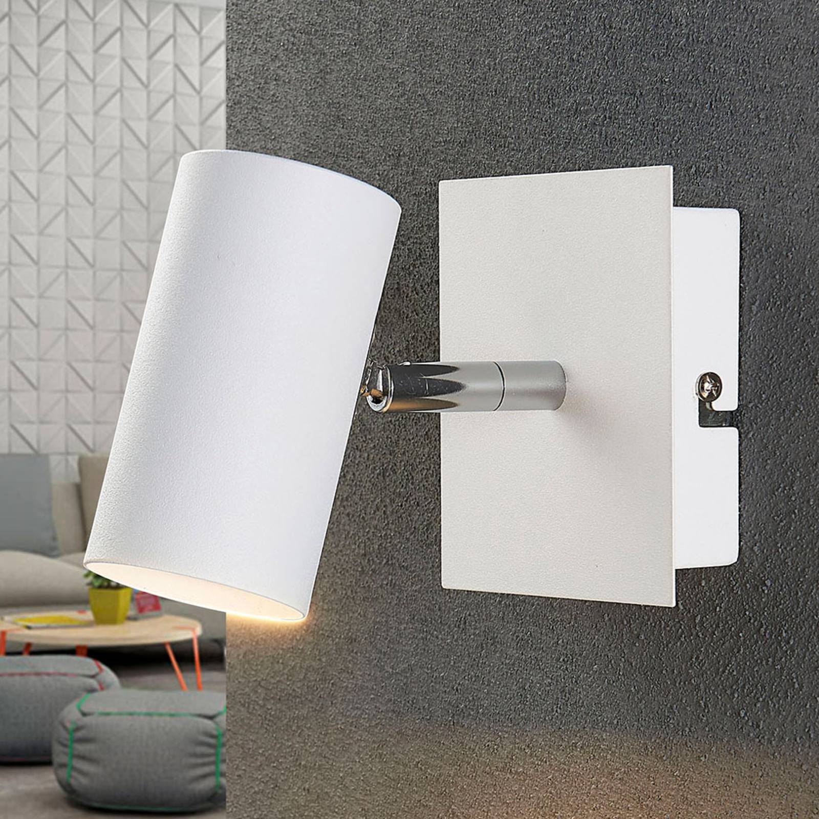 Weißer Spot Iluk für Wand und Decke Weißer Spot Iluk für Wand und Decke von LINDBY
