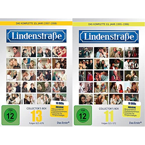 Lindenstraße - Das komplette 13. Jahr (Collector's Box, 10 DVDs) & - Das komplette 11. Jahr (Collector's Box, 10 DVDs) von LINDENSTRAßE
