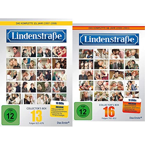 Lindenstraße - Das komplette 13. Jahr (Collector's Box, 10 DVDs) & - Das komplette 16. Jahr (Collector's Box, 10 DVDs) von LINDENSTRAßE