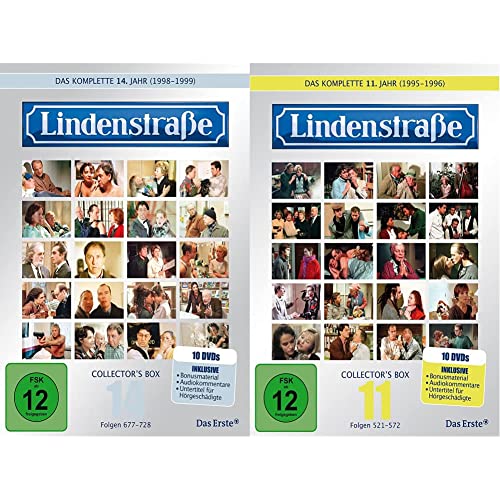 Lindenstraße - Das komplette 14. Jahr (Collector's Box, 10 DVDs) & - Das komplette 11. Jahr (Collector's Box, 10 DVDs) von LINDENSTRAßE