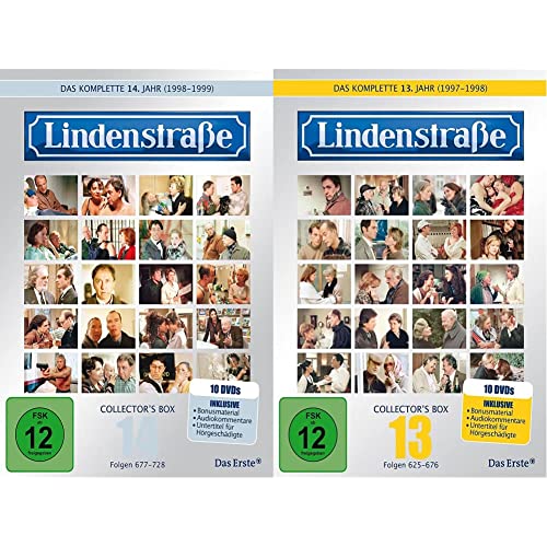 Lindenstraße - Das komplette 14. Jahr (Collector's Box, 10 DVDs) & - Das komplette 13. Jahr (Collector's Box, 10 DVDs) von LINDENSTRAßE