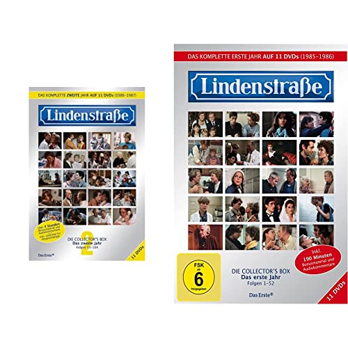 Lindenstraße - Das komplette 2. Jahr (Collector's Box, 11 DVDs) & - Das komplette 1. Jahr (Collector's Box, 11 DVDs) von LINDENSTRAßE