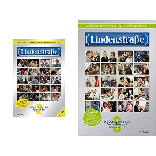 Lindenstraße - Das komplette 2. Jahr (Collector's Box, 11 DVDs) & - Das komplette 6. Jahr (Collector's Box, 10 DVDs) von LINDENSTRAßE