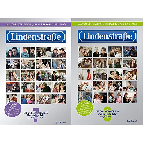 Lindenstraße - Das komplette 7. Jahr (Collector's Box, 10 DVDs) & - Das komplette 6. Jahr (Collector's Box, 10 DVDs) von LINDENSTRAßE