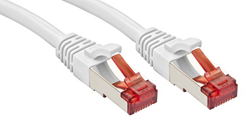 LINDY 0.5m Cat.6 S/FTP Kabel, Weiß von LINDY