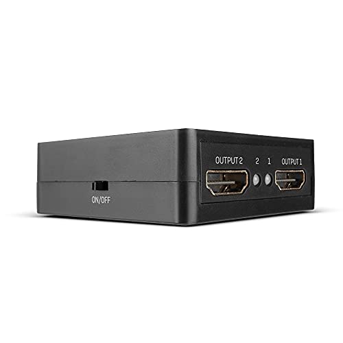 LINDY 2 Port HDMI 18G Splitter, Compact, 025.38358 von LINDY