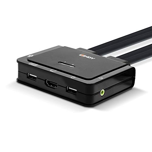 LINDY 2 Port HDMI 2.0, USB 2.0 & Audio Cable KVM Switch, 42345 LINDY 2 Port HDMI 2.0, USB 2.0 & Audio Cable KVM Switch, 42345 von LINDY