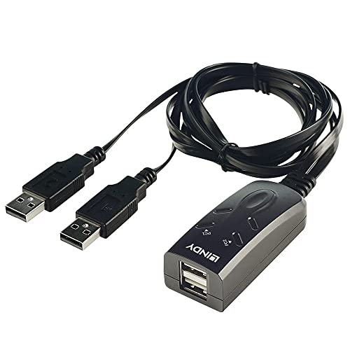 LINDY 2 Port USB KM Switch, KM Tastatur & Maus Switch USB für 2 Rechner LINDY 2 Port USB KM Switch, KM Tastatur & Maus Switch USB für 2 Rechner von LINDY