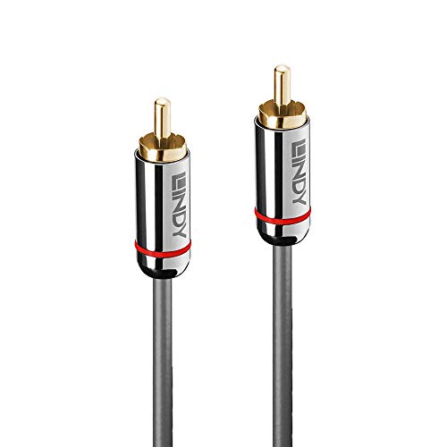 LINDY 35338 0.5m Digital Koaxial Audiokabel, Cromo Line Anthrazit LINDY 35338 0.5m Digital Koaxial Audiokabel, Cromo Line Anthrazit von LINDY