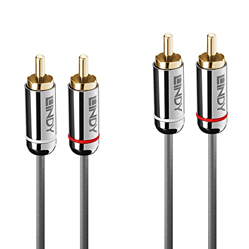 LINDY 35346 2m Dual Phono Audiokabel, Cromo Line LINDY 35346 2m Dual Phono Audiokabel, Cromo Line von LINDY