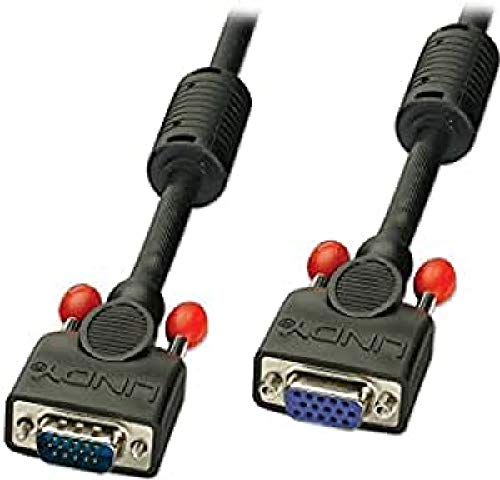 LINDY 36392 VGA Kabel M/F, schwarz 1m von LINDY