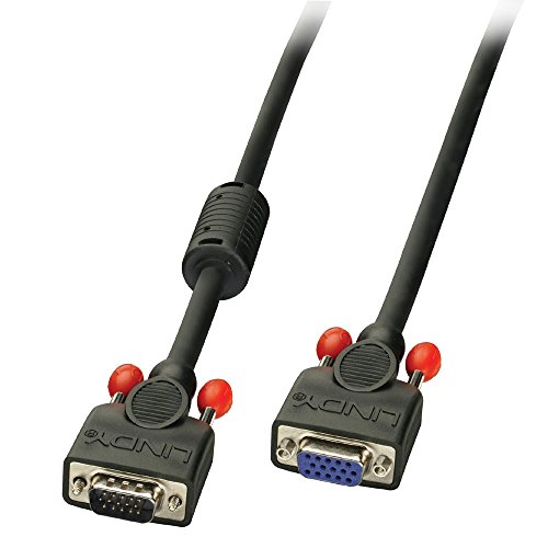 LINDY 36393 VGA Kabel M/F, schwarz 2m von LINDY