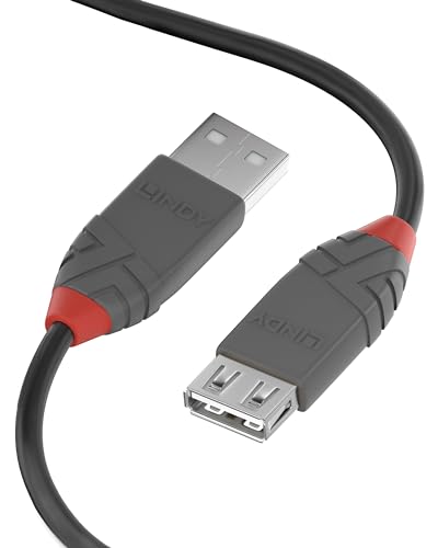 LINDY 36705 5m USB 2.0 Typ A Verlängerungskabel, Anthra Line von LINDY