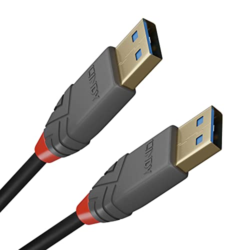 LINDY 36751 Anthra Line USB 3.0 Kabel Typ Stecker A/A, 1 m, Schwarz LINDY 36751 Anthra Line USB 3.0 Kabel Typ Stecker A/A, 1 m, Schwarz von LINDY