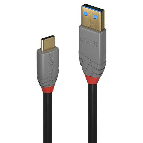 LINDY 36910 0.5m USB 3.1 Typ C an A Kabel, 5A PD, Anthra Line LINDY 36910 0.5m USB 3.1 Typ C an A Kabel, 5A PD, Anthra Line von LINDY