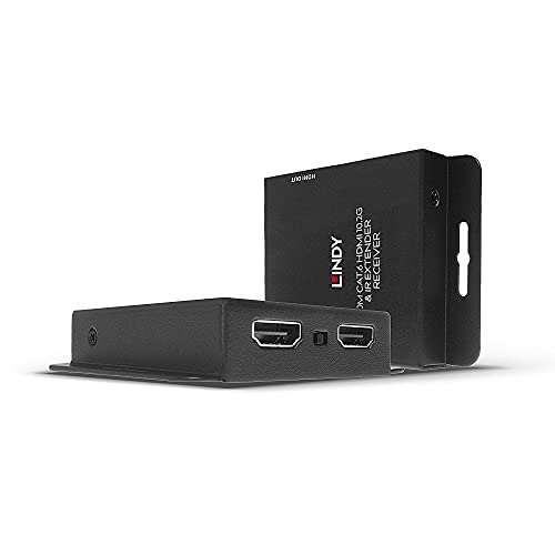 LINDY 38208 – HDMI Extender für HDMI 4K30 & IR-Signale bis 70m über HDBaseT mit HDMI Cat.6 Netzwerkkabel, PoC und Loop Out, Transmitter für 3840x2160@30 Hz 4:4:4 8bit Auflösungen mit HDMI Loop-Through LINDY 38208 – HDMI Extender für HDMI 4K30 & IR-Signale bis 70m über HDBaseT mit HDMI Cat.6 Netzwerkkabel, PoC und Loop Out, Transmitter für 3840x2160@30 Hz 4:4:4 8bit Auflösungen mit HDMI Loop-Through von LINDY