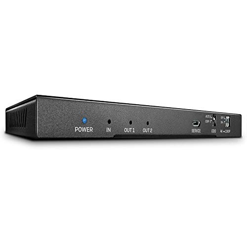 LINDY 38230– HDMI 18G Splitter mit Audio & Downscaling, 2 Ports – HDMI Splitter 4K Ultra HD Signal auf 2 Displays, 60 Hz 4:4:4 8 Bit Auflösung und HDR Unterstützung für Große Installationen LINDY 38230– HDMI 18G Splitter mit Audio & Downscaling, 2 Ports – HDMI Splitter 4K Ultra HD Signal auf 2 Displays, 60 Hz 4:4:4 8 Bit Auflösung und HDR Unterstützung für Große Installationen von LINDY