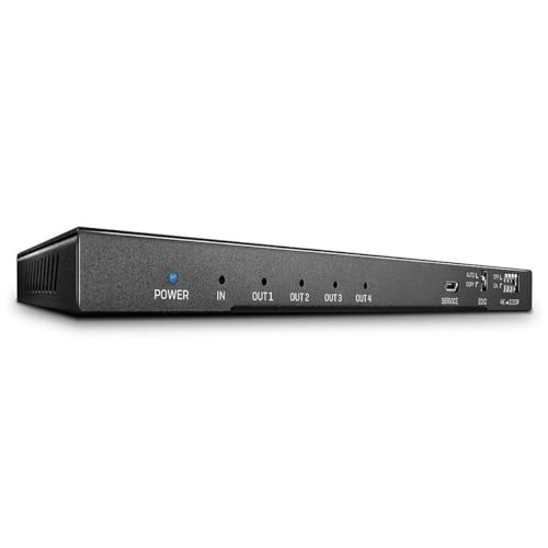 LINDY 38231 4 Port HDMI-Splitter 4096 x 2160 Pixel Schwarz von LINDY