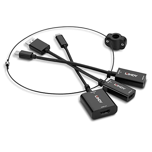 LINDY 38304 Konverter-Satz USB Typ C, MiniDP und DP an HDMI 18G LINDY 38304 Konverter-Satz USB Typ C, MiniDP und DP an HDMI 18G von LINDY