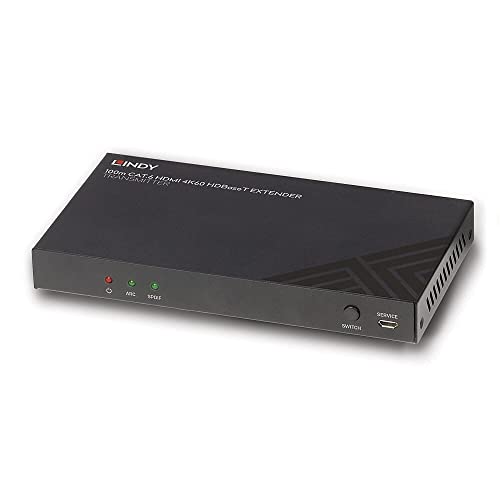 LINDY 38341 100m Cat.6 HDBaseT Extender-Transmitter, HDMI 4K60, Audio, IR & RS-232 LINDY 38341 100m Cat.6 HDBaseT Extender-Transmitter, HDMI 4K60, Audio, IR & RS-232 von LINDY
