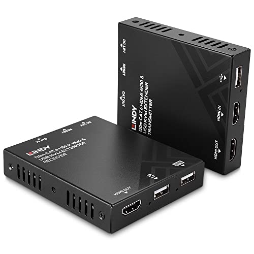LINDY 120 m Cat.6 HDMI 4K30 & USB KVM Extender LINDY 120 m Cat.6 HDMI 4K30 & USB KVM Extender von LINDY
