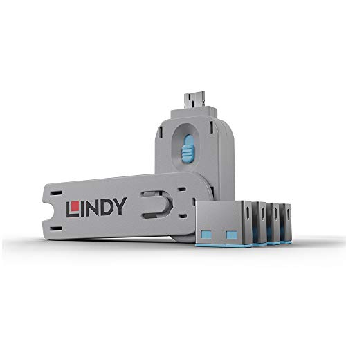 LINDY 40452 USB Typ A Port Schloss, blau von LINDY