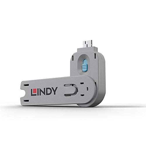 LINDY 40622 Schlüssel für USB Port Schloss, blau LINDY 40622 Schlüssel für USB Port Schloss, blau von LINDY