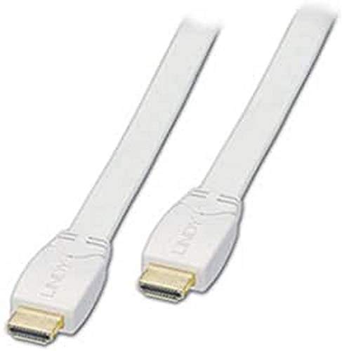 LINDY 41163 High-Speed-HDMI®-Kabel Flachkabel weiß 3m von LINDY