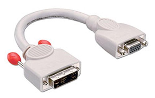 LINDY 41222 DVI-A Stecker auf VGA Kupplung Adapter grau LINDY 41222 DVI-A Stecker auf VGA Kupplung Adapter grau von LINDY