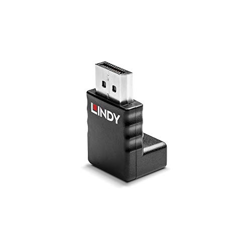 LINDY 41365 DisplayPort Adapter [1x DisplayPort Stecker - 1x DisplayPort Buchse] Schwarz von LINDY