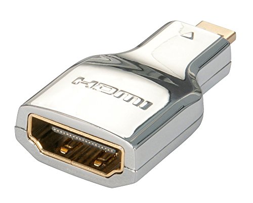 LINDY 41510 "CROMO" HDMI Micro Adapter Typ A/D silber/weiß LINDY 41510 "CROMO" HDMI Micro Adapter Typ A/D silber/weiß von LINDY