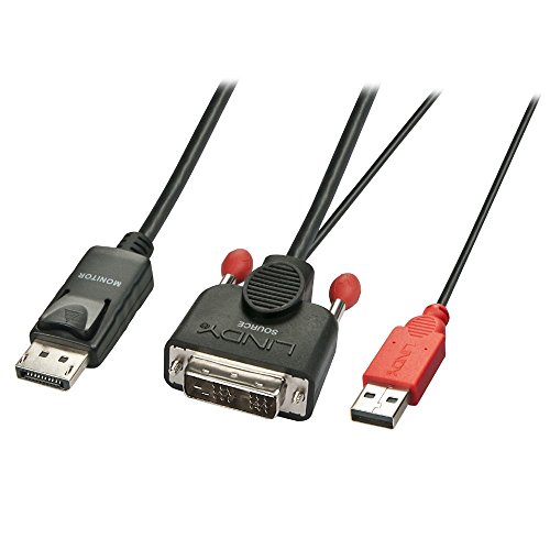 LINDY 41978 3m DVI an DisplayPort Kabel von LINDY
