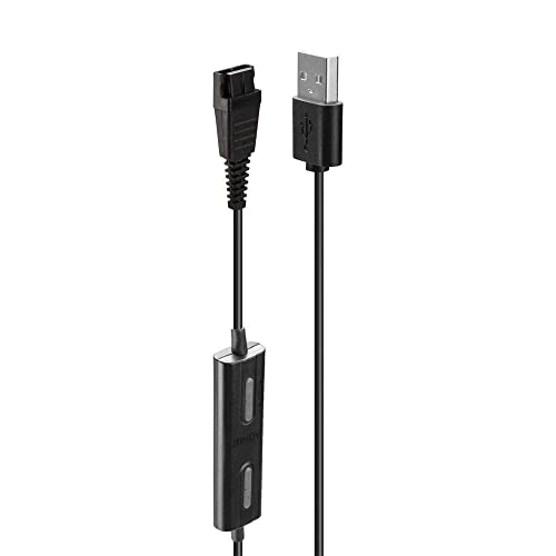 LINDY 42750 USB-Headset-Adapter Typ A auf Schnellkupplung von LINDY