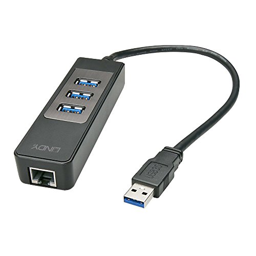 LINDY 43176 - USB 3.1 Hub und Gigabit Ethernet Adapter von LINDY