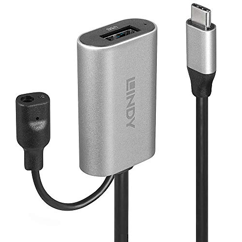 LINDY 43270 5m USB 3.1 C/A Aktivverlängerung schwarz/silber von LINDY