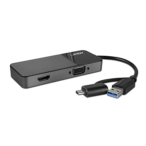 LINDY 43354 2 Port USB 3.2 Gen 1-Hub (USB 3.0) Schwarz von LINDY