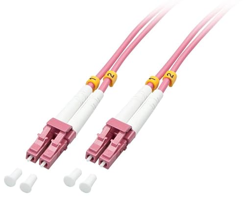 LINDY 46342 LWL-Duplexkabel LC/LC OM4 3m, Pink LINDY 46342 LWL-Duplexkabel LC/LC OM4 3m, Pink von LINDY