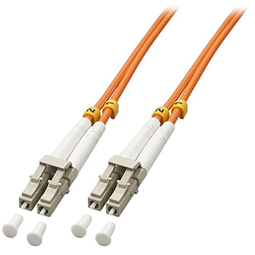 LINDY 46412 150 m LC-LC OM2 50/125 Fiber Optic Patch Kabel, orange von LINDY